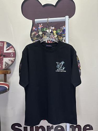 Louis Vuitton T-Shirt Black/White/Blue H130 L26601