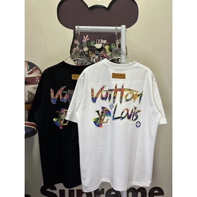 Louis Vuitton T-Shirt Black/White H130 L26748 01