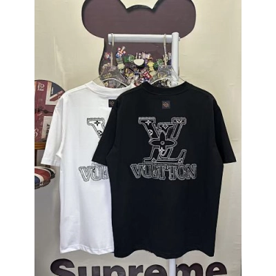 Louis Vuitton T-Shirt Black/White H130 L26806 01