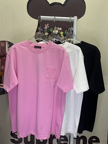 Louis Vuitton T-Shirt Black/White/Pink H130 L26212