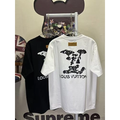 Louis Vuitton T-Shirt Black/White H120 1111 01