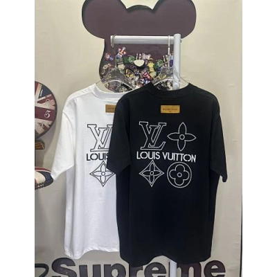 Louis Vuitton T-Shirt Black/White H130 L26727 01