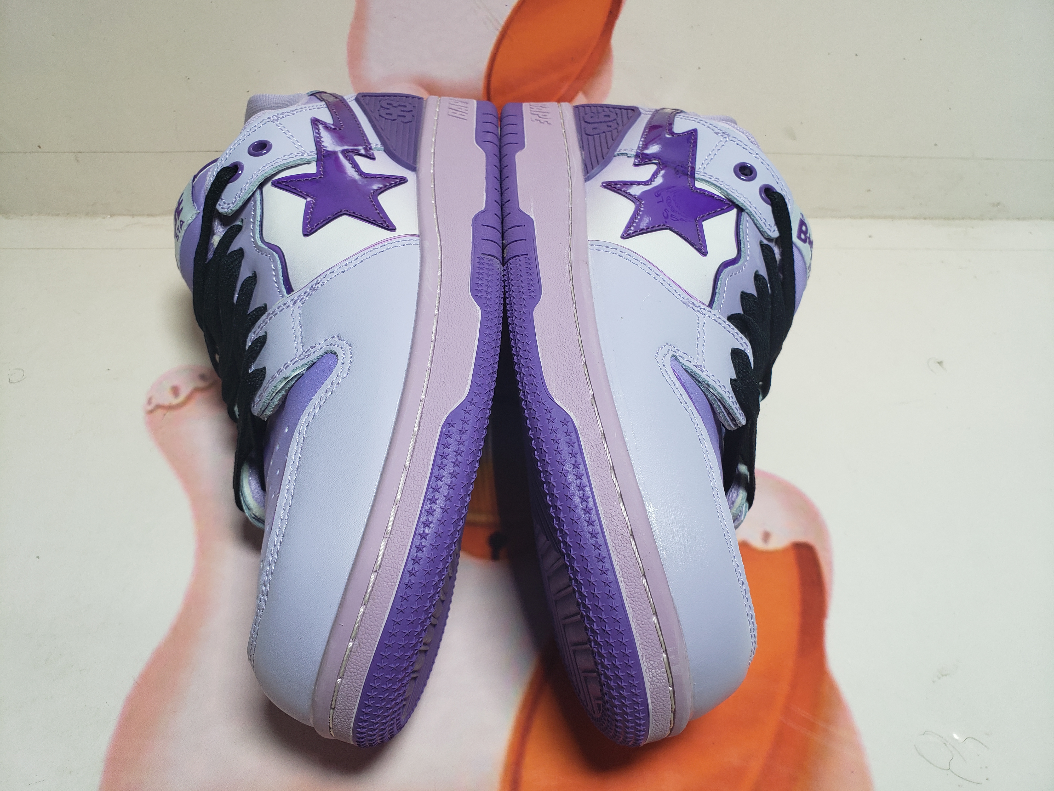 PKGoden A Bathing Ape Bape Sta Low Gradient Purple,1G70-109-0023