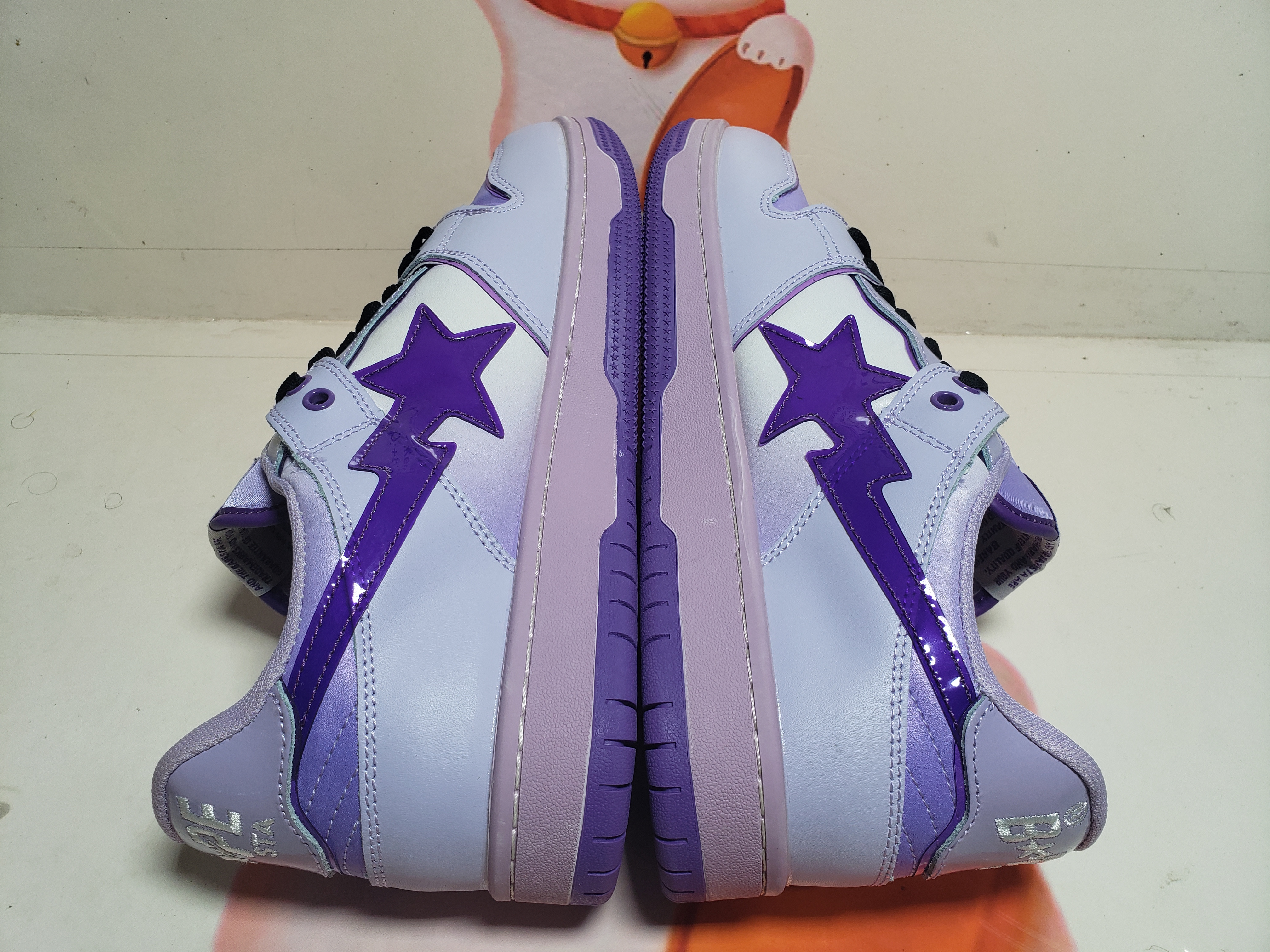 PKGoden A Bathing Ape Bape Sta Low Gradient Purple,1G70-109-0023