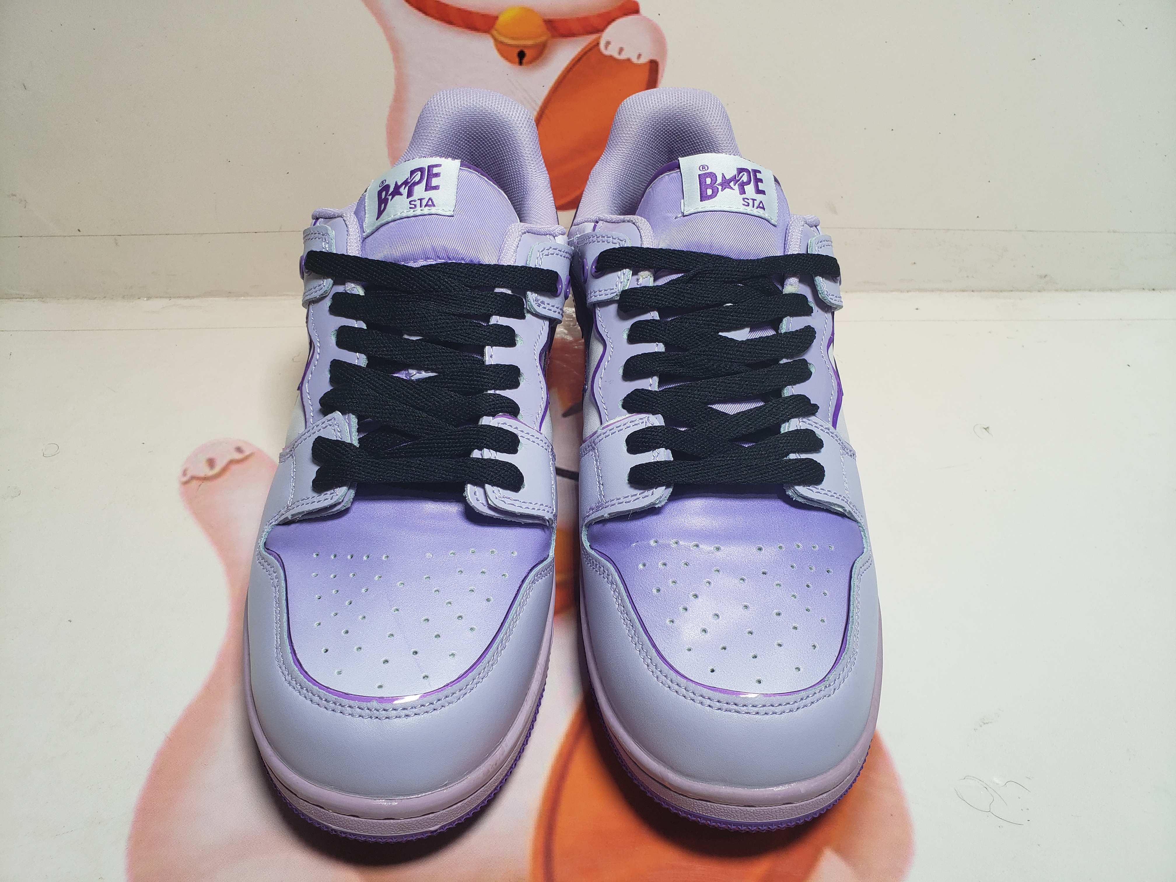 PKGoden A Bathing Ape Bape Sta Low Gradient Purple,1G70-109-0023