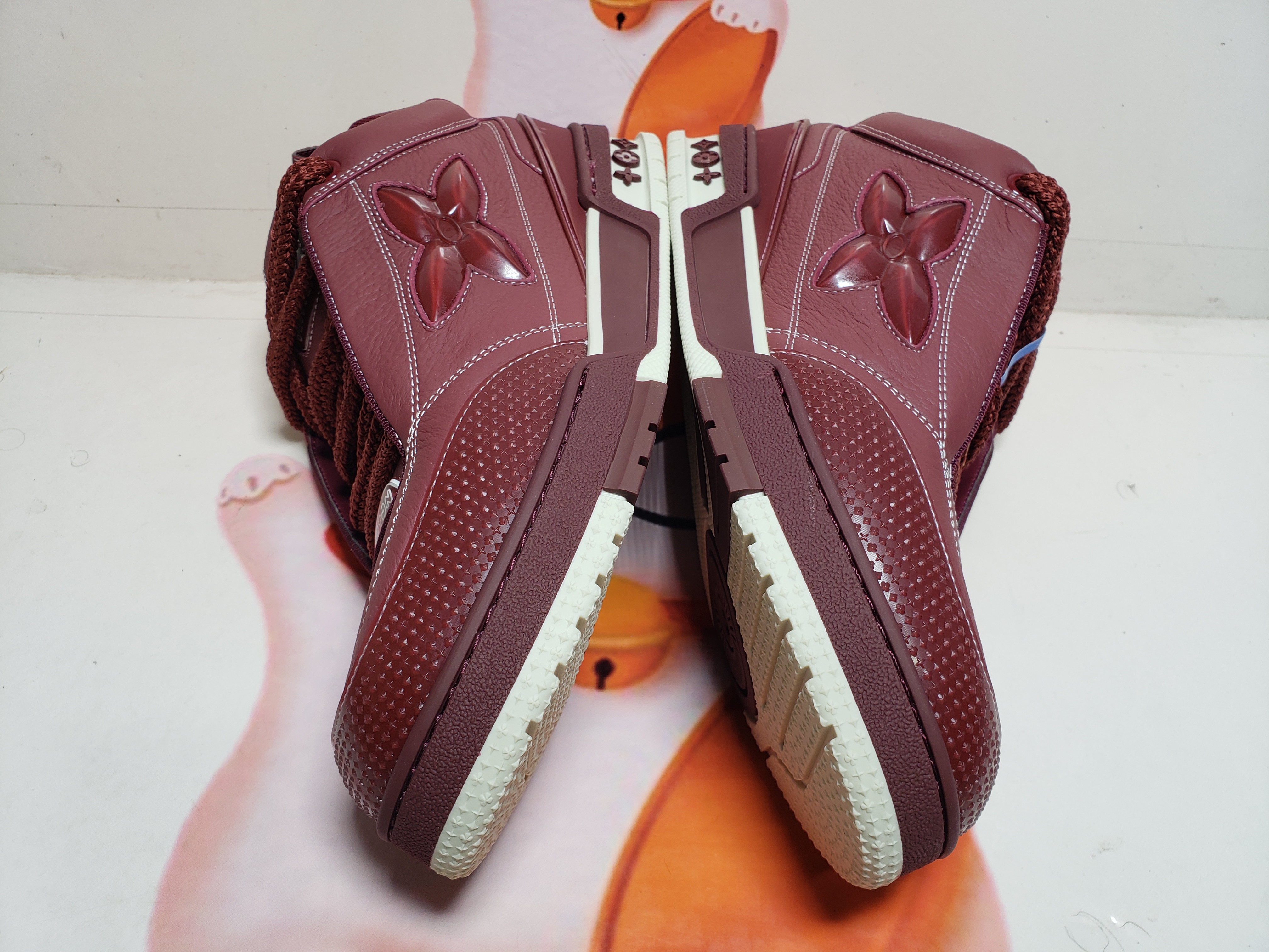 PKGoden Louis Vuitton Skate Wine