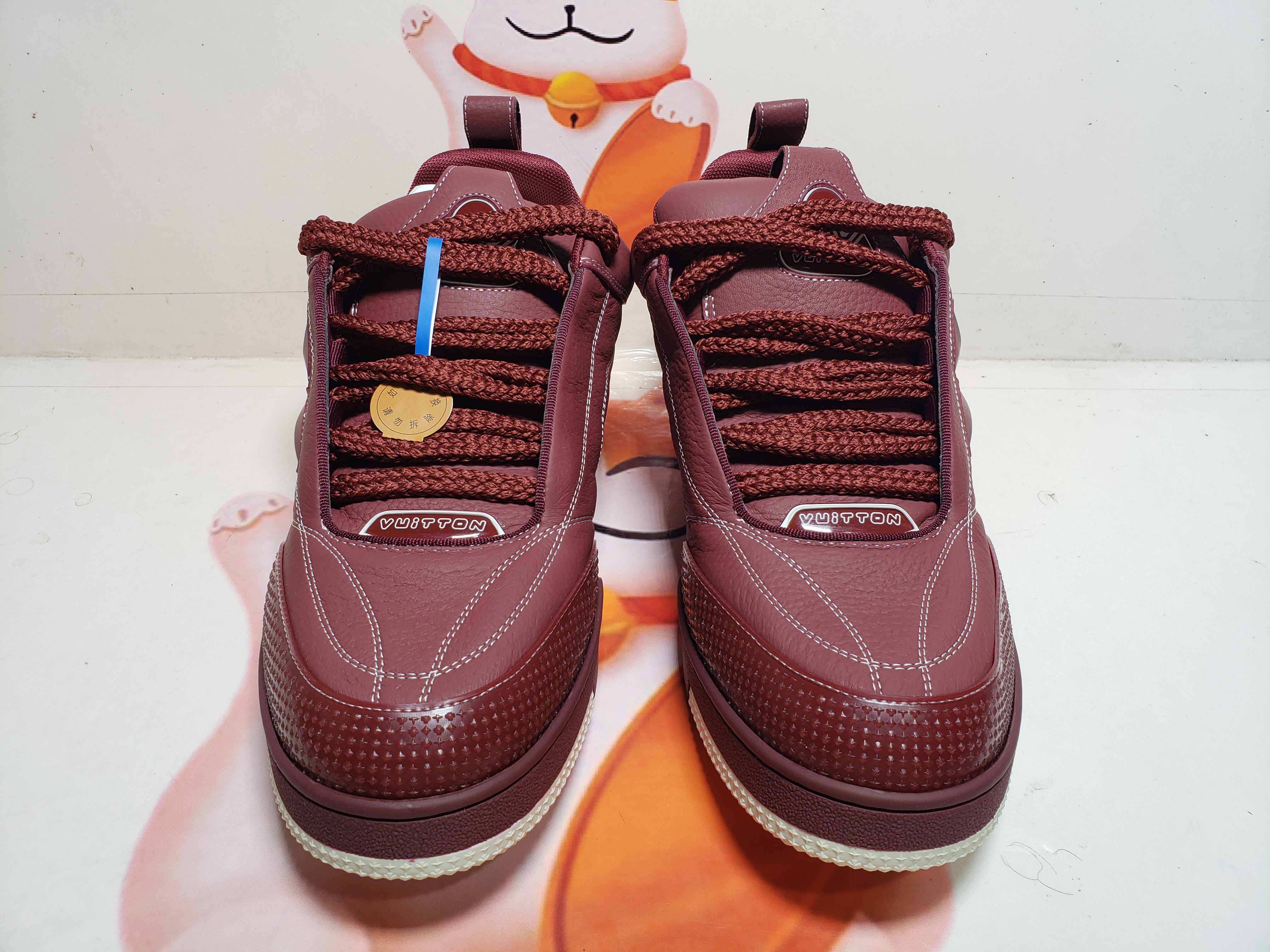 PKGoden Louis Vuitton Skate Wine