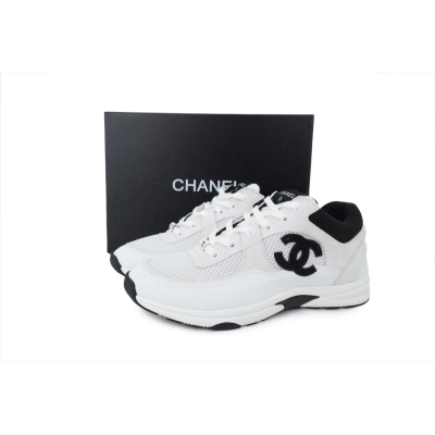 PKGoden Chanel CC Logo Sneaker White and Black 02