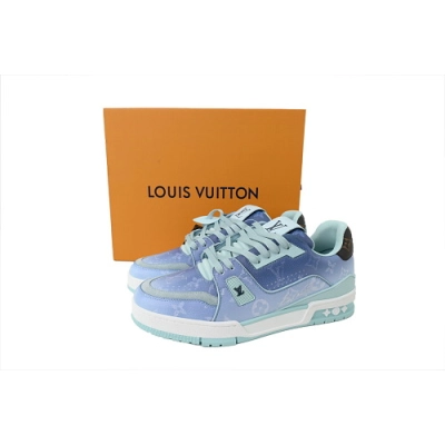 Louis Vuitton Top-tier chips Sneakers New Sea Blue 02