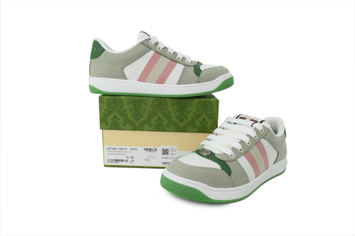 Gucci Dirty Low Lace Sneakers Green Apple