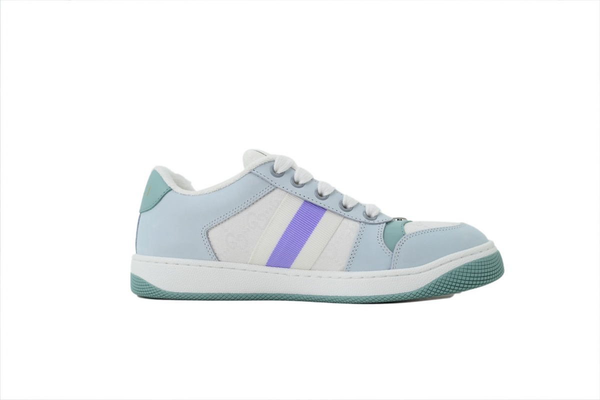 Gucci Dirty Low Lace Sneakers Smoky Blue