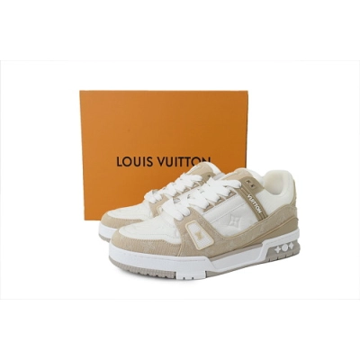 Louis Vuitton Top-tier chips Sneakers Apricot Jeans 02