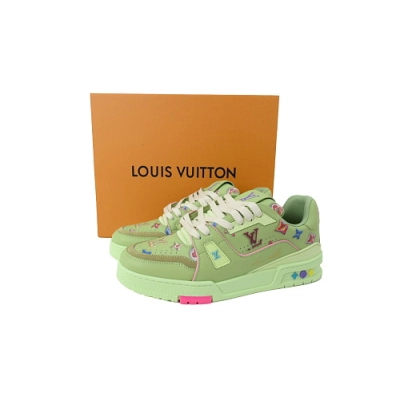 Louis Vuitton Top-tier chips Sneakers Green Donut 02