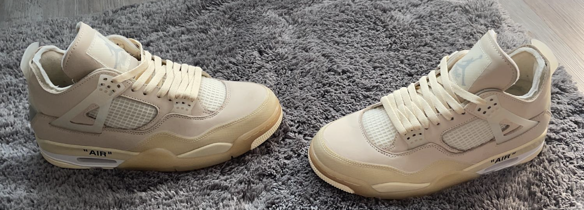 PKGoden Jordan 4 Retro Off-White Sail,CV9388-100 review Kevin 02