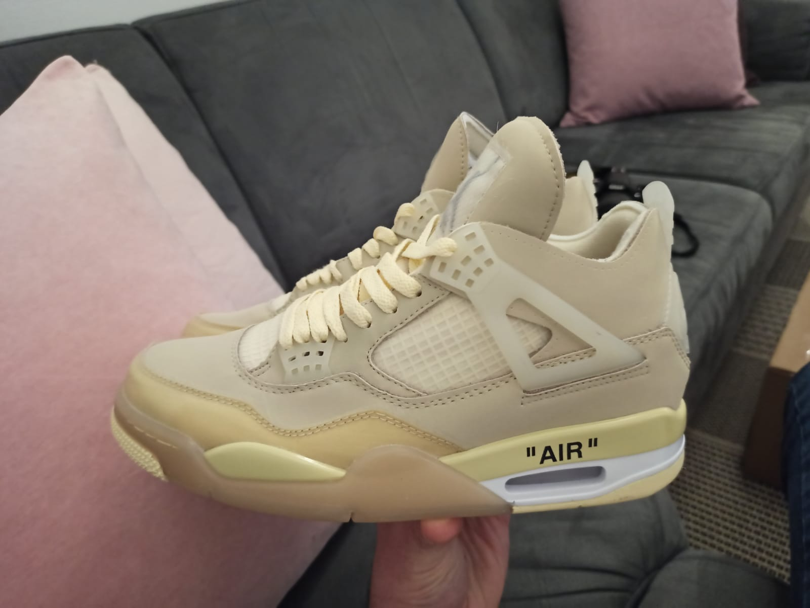 PKGoden Jordan 4 Retro Off-White Sail,CV9388-100 review CALORS 03