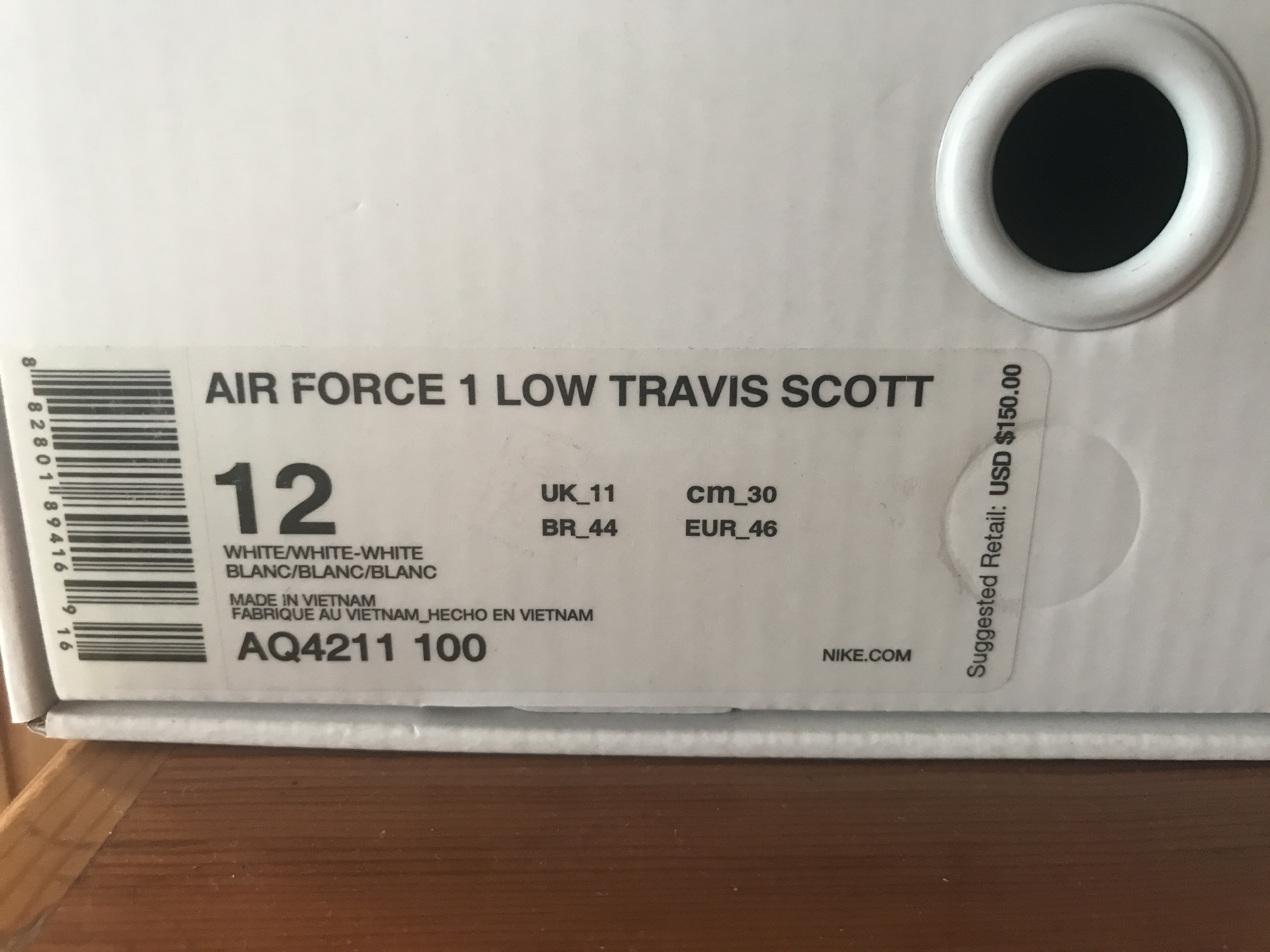 PKGoden Air Force 1 Low Travis Scott (AF100)AQ4211-100 review Fabian 01