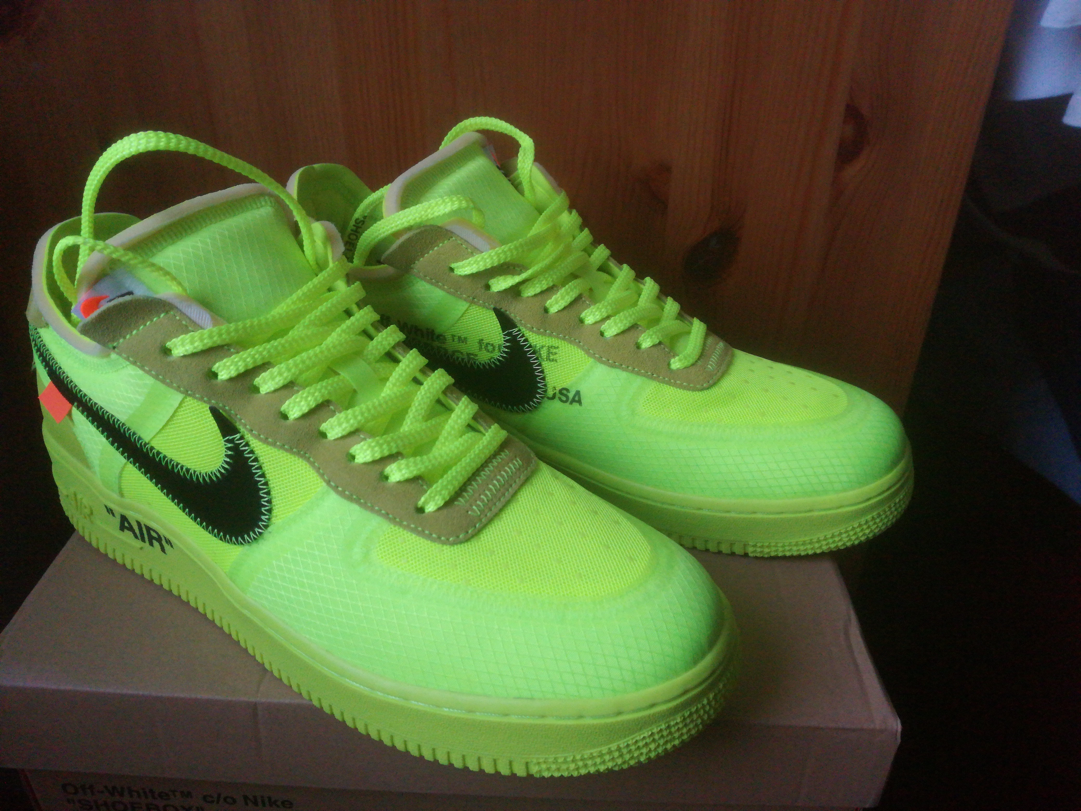 PKGoden Air Force 1 Low Off-White Volt review D Rose