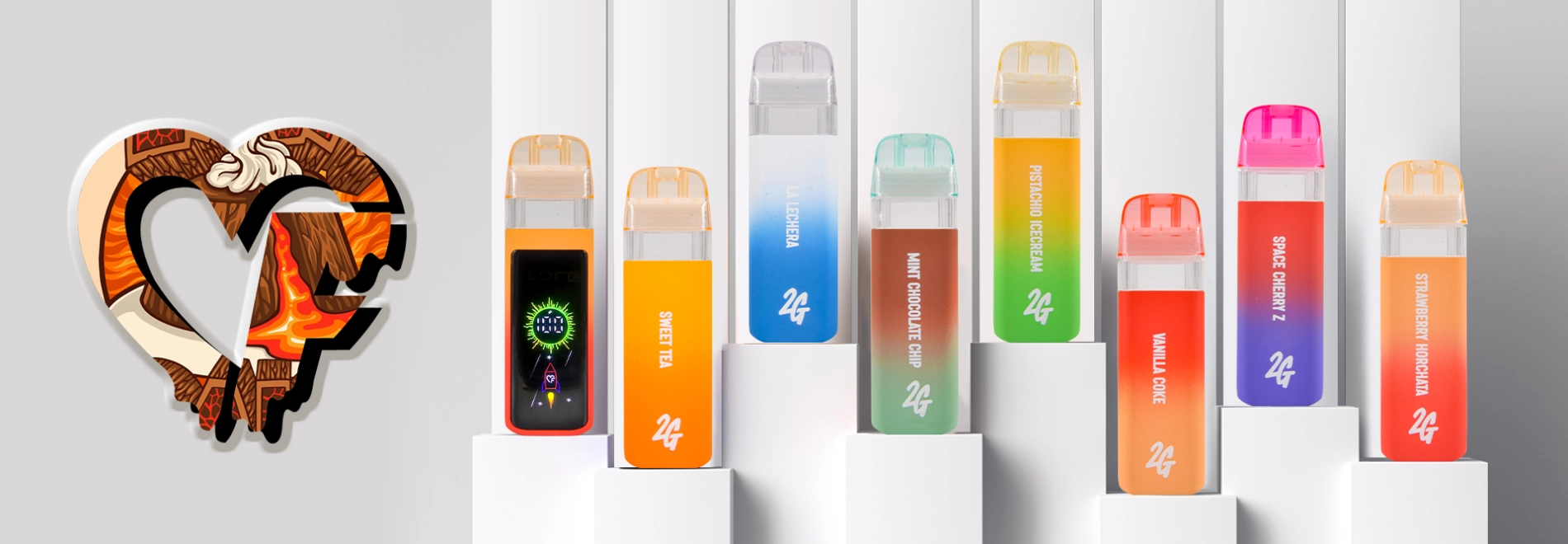 Favorite empty 2g Disposable with full digital screen