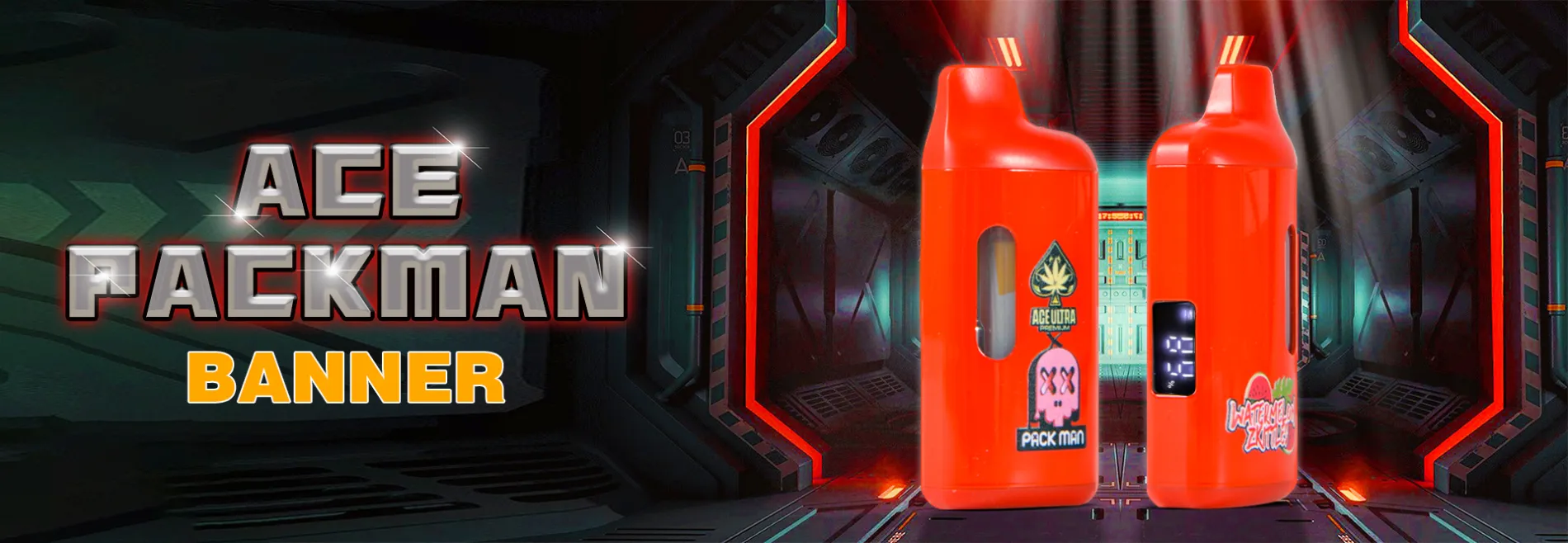 Ace Ultra Premium X Packman 2G Disposable With LED Screen