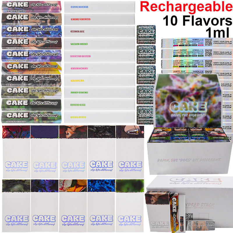 Cake She Hits Different 6th disposable vape pen full 1gram 