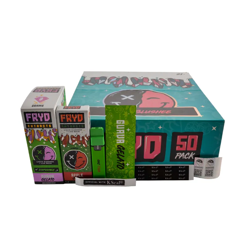 FRYD Kseal Extracts empty 2ml vapes live resin bars