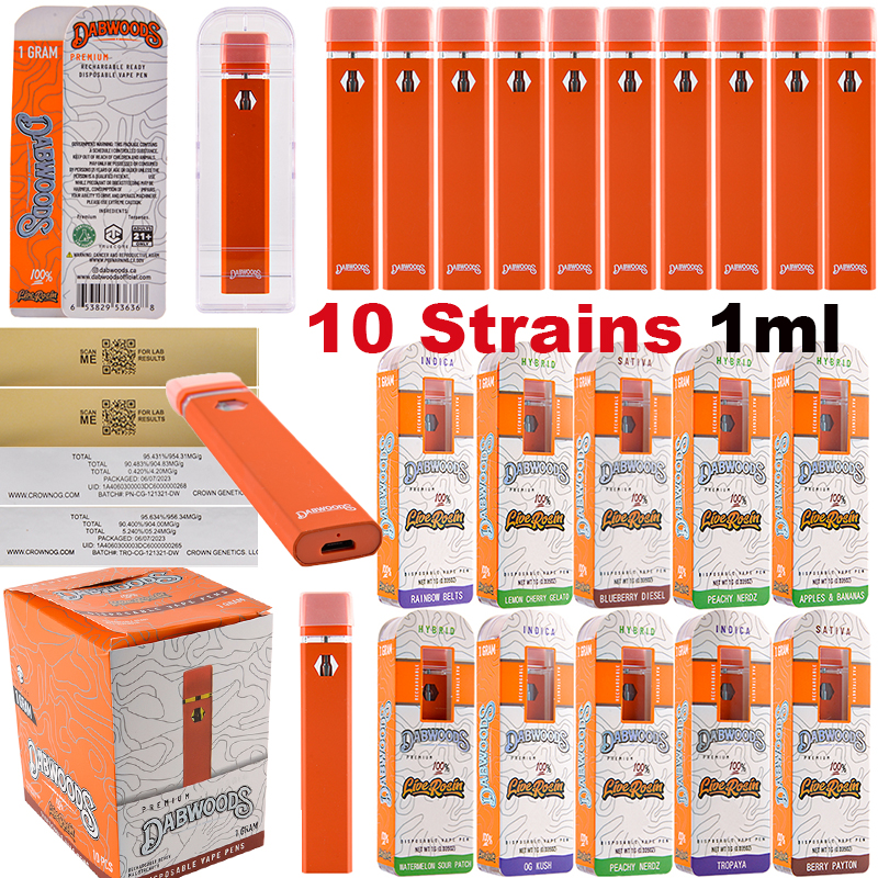 Dabwoods Rechargeable 280mah vape pen empty 1ml