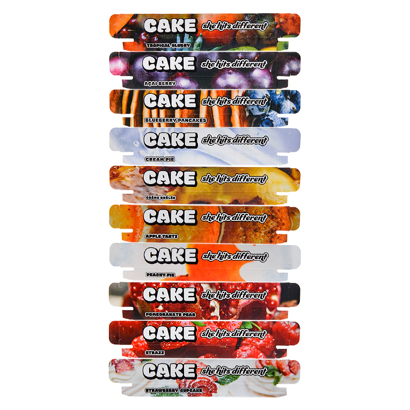 Cake She Hits Different 5th rechargeable disposable vape pen empty 1ml 