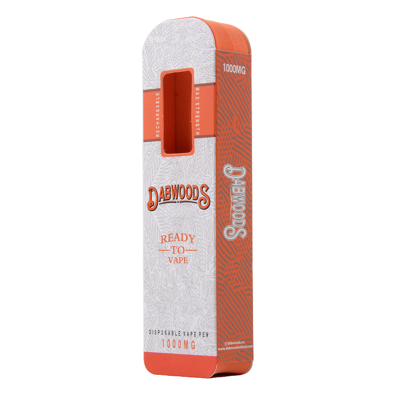Dabwoods disposable vape pen empty 1ml Rechargeable 280mah