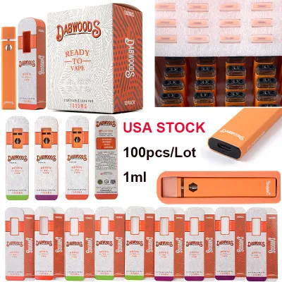 Best dabwoods vape /New Crystal box dabwoods disposable vape pen/dabwoods  live resin disposable