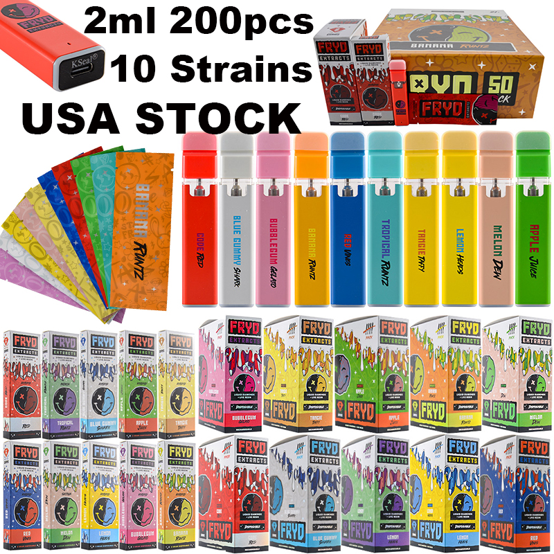 Rechargeable FRYD Kseal empty 2ml liquid diamond disposable vape pen extracts 