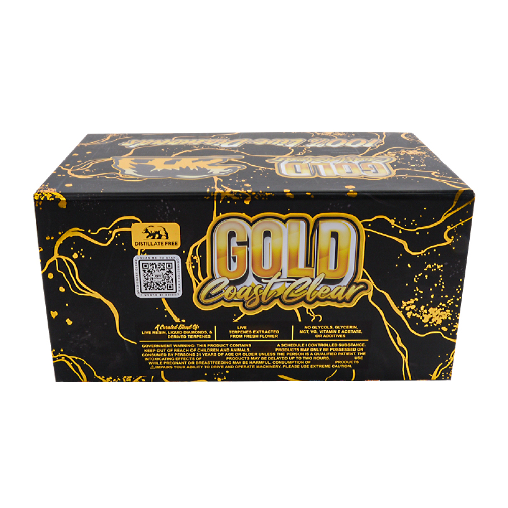 Gold Coast Clear 3th empty 2ml liquid diamond disposable vape pen