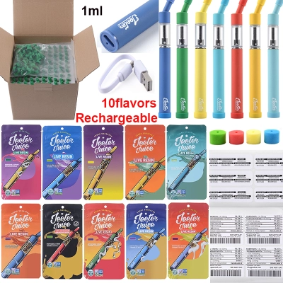 USA Warehouse Jeeter Juice 1G Disposable Vape Pen 100pcs/Lot 01