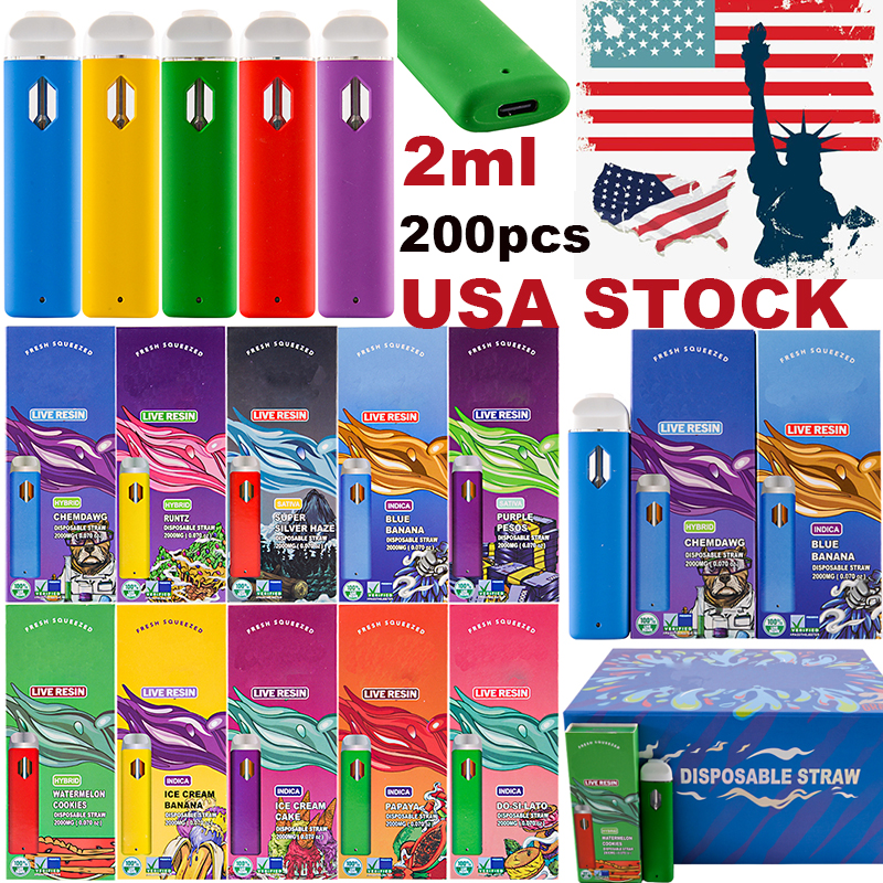 New 2ml Jeeter Juice Dispoable vape pen Wholesale Live Resin jeeter juice disposable thc vape rechargeable 350mah empty 10 strains