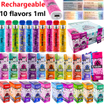 Colorful Liquid Diamonds Polkdot Rechargeable 260mah battery empty 1ml disposable vape pens with stickers for sale