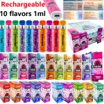 Colorful Liquid Diamonds Polkdot Rechargeable 260mah battery empty 1ml disposable vape pens with stickers for sale