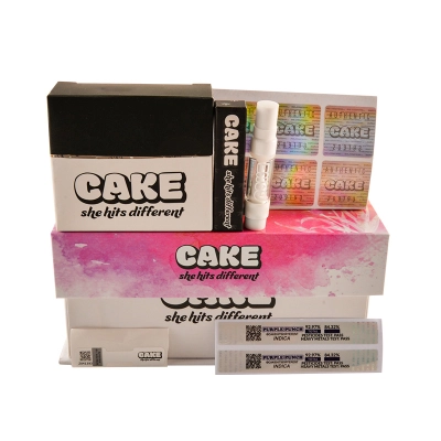 Cake she hits different  full ceramic vape cartridges empty 1ml 01
