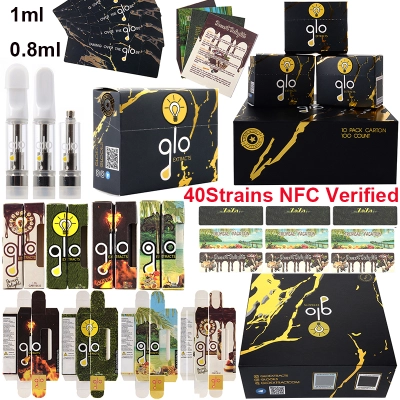 Glo NFC Verified vape cartridges empty 1ml 01