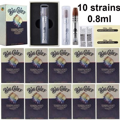 USA STOCK big chief vape cartridges empty 0.8ml 01
