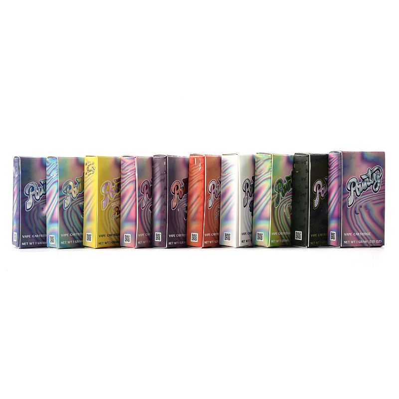 Colorful Runty vape cartridges empty 0.8ml
