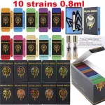 Gold muha meds vape cartridges/ muha meds carts empty 0.8ml muha meds carts thc vape cartridges