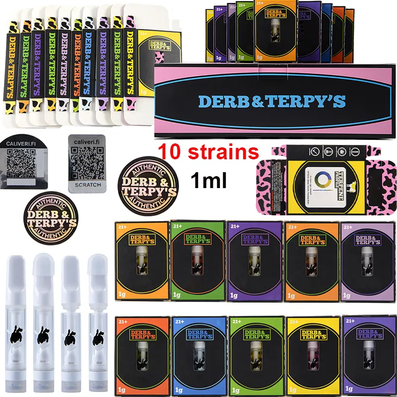 Live Resin Derb and Terpys premium 1ml cartridges