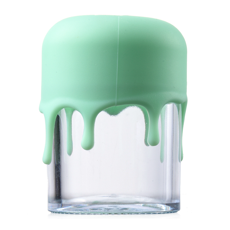 Infused Glass Jar Wax Container