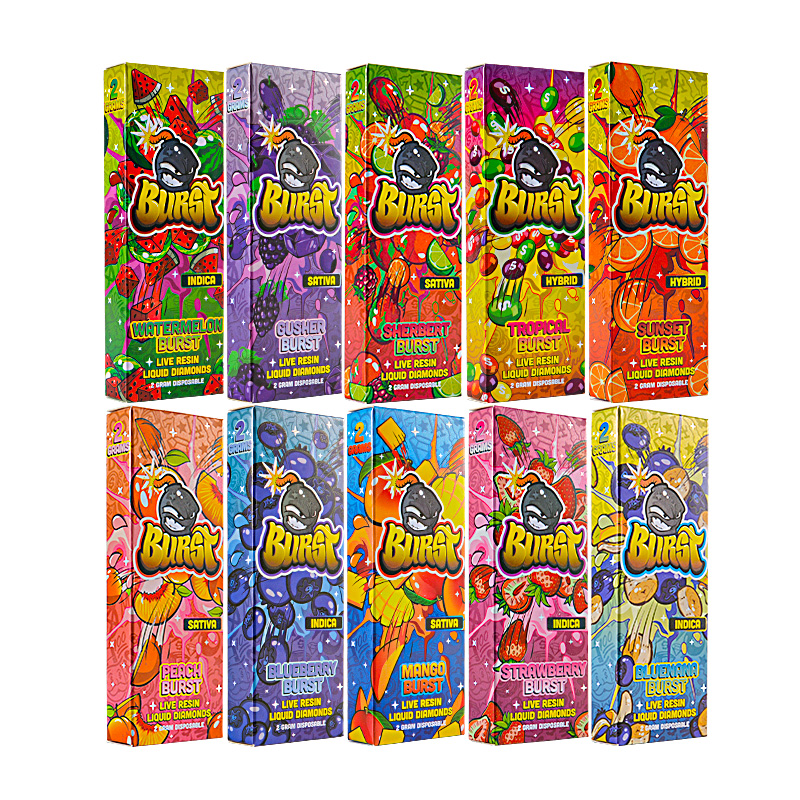 USA warehouse Burst 2G Live Resin Disposable Vape Pen