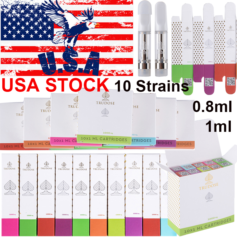 USA STOCK Trudose cartridges 1gram