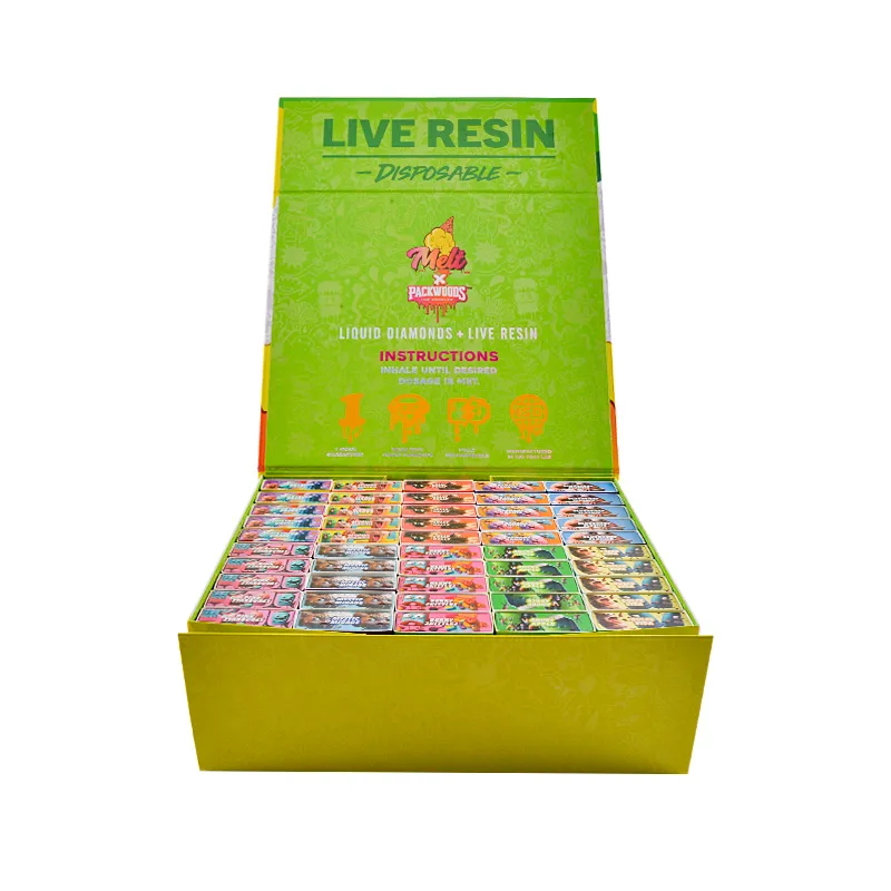 Liquid Diamonds Live Resin Melt packwoods disposable 2ml