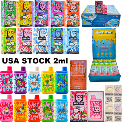 USA warehouse new strains packman vapes 2gram  02
