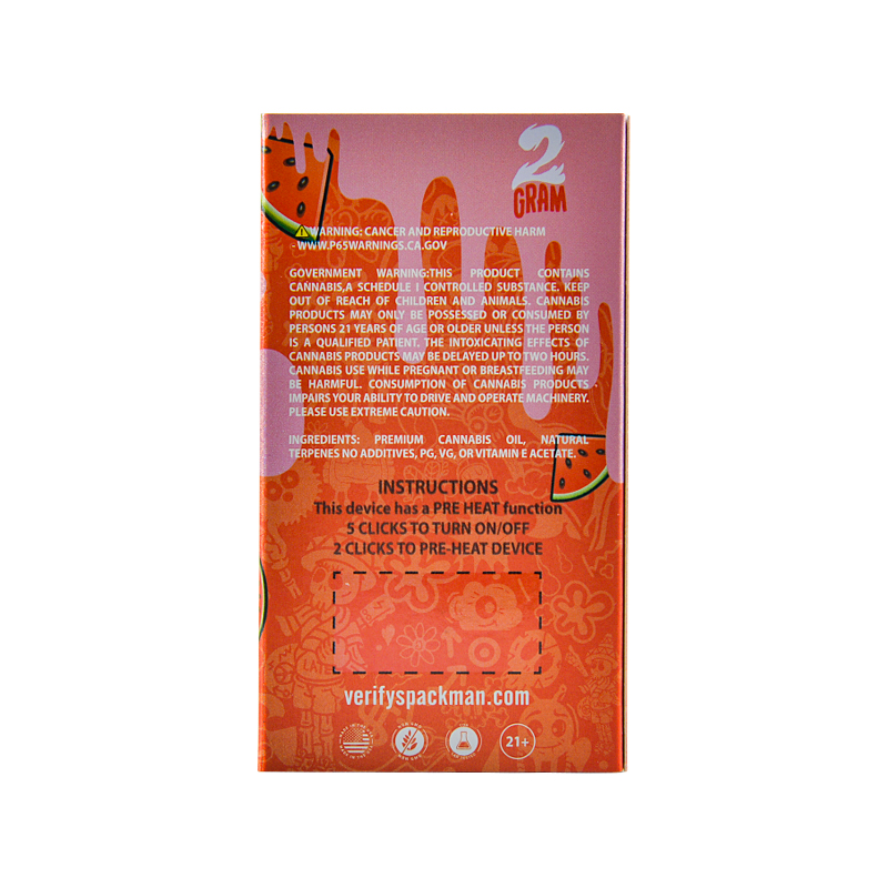 USA warehouse new strains packman vapes 2gram 