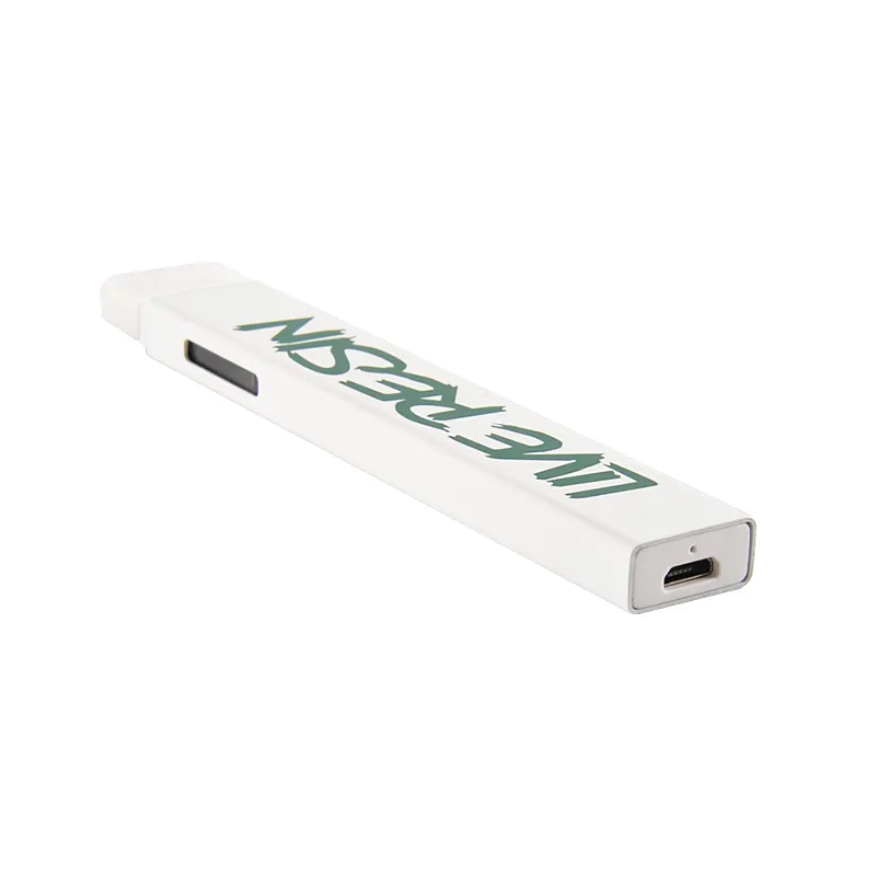 White set piff bar 1g dab pen CBD disposable