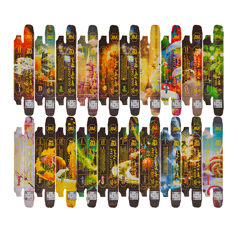 USA STOCK GCC carts gold coast clear empty 0.8ml vape cartridges 