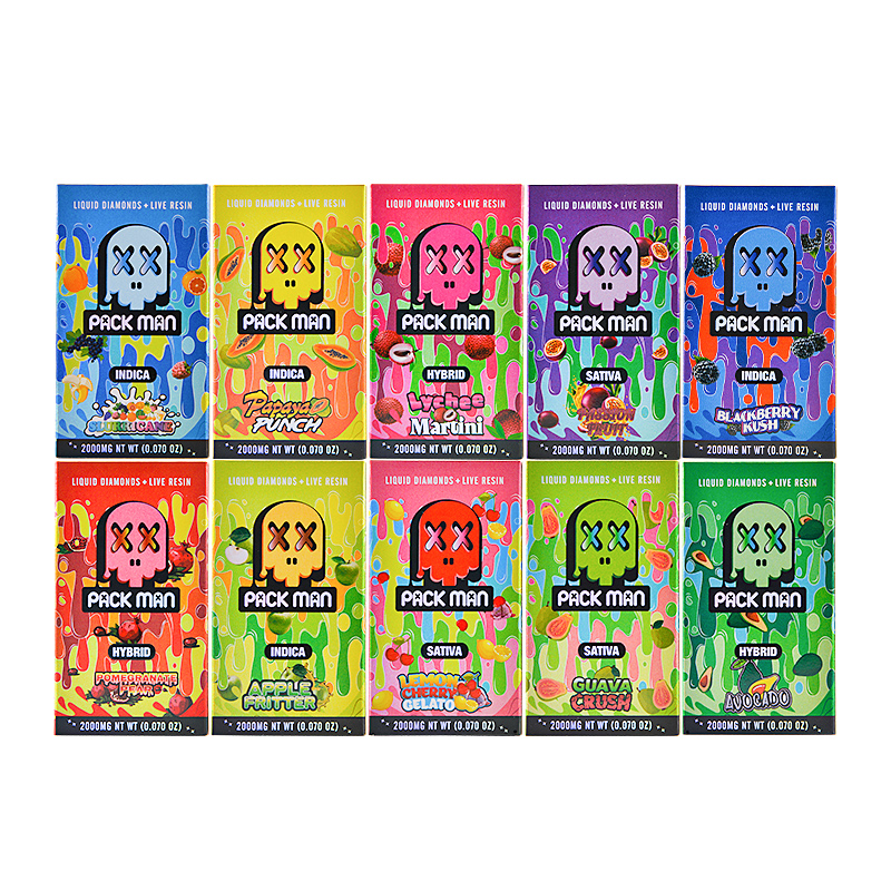 Packman live resin liquid diamonds 2g thc vape